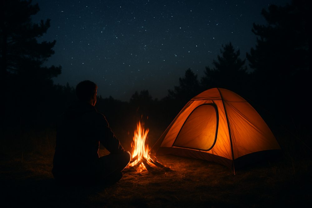 Free Camping at Night archive