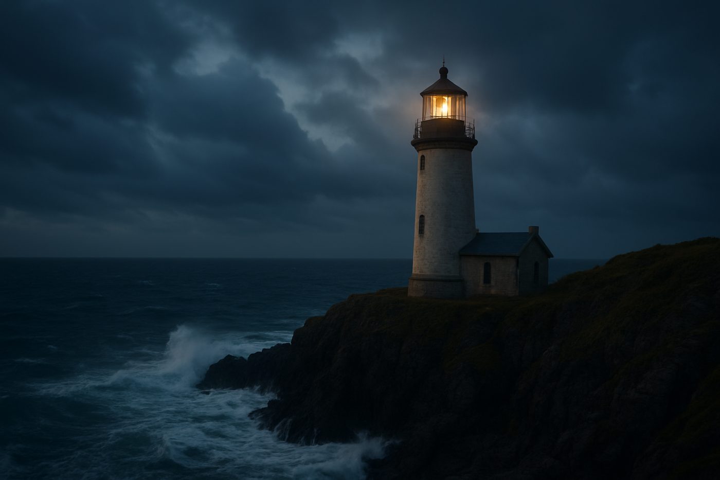 Remote automated lighthouse exterior