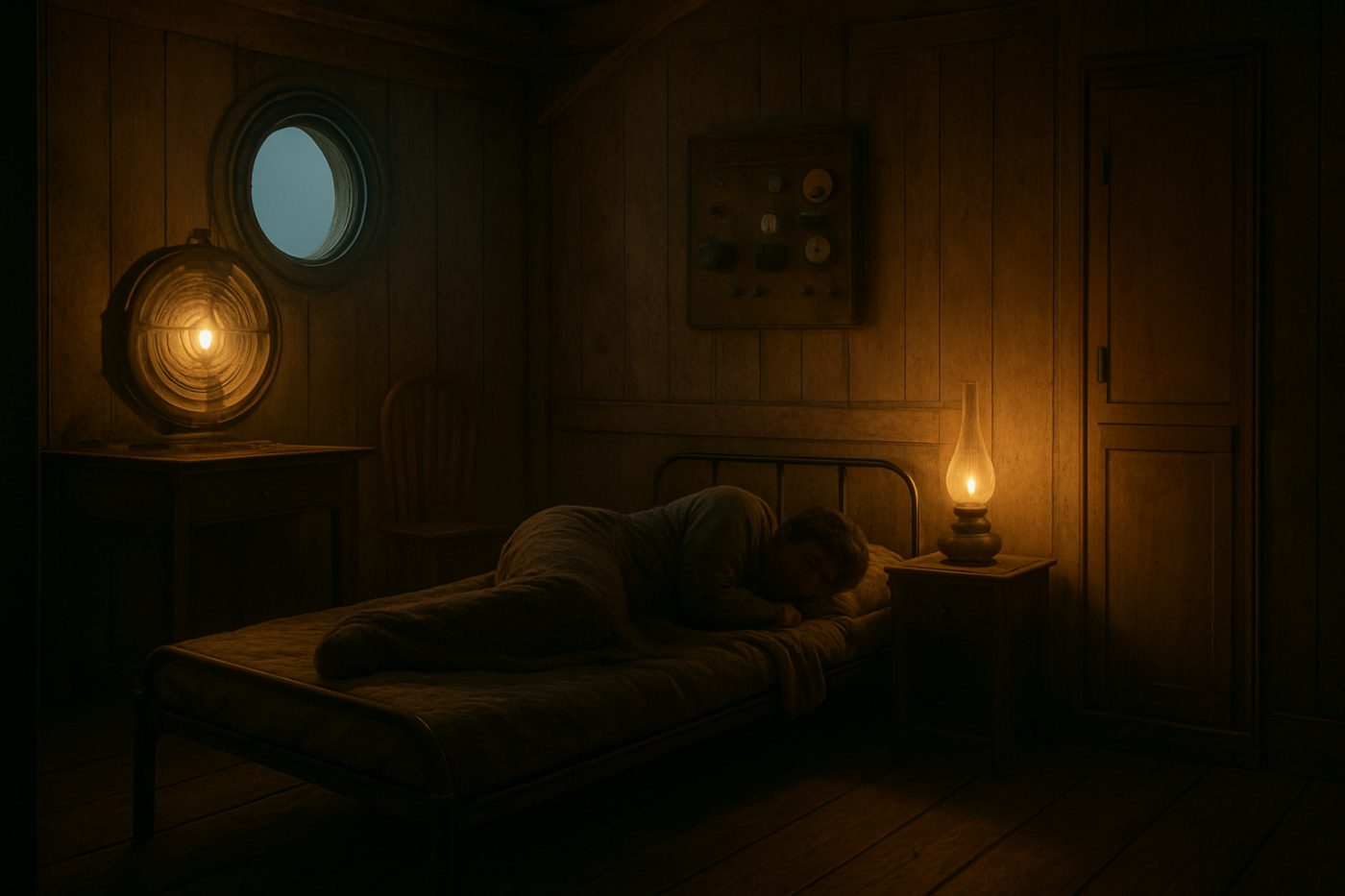 Lighthouse keeper’s rest environment