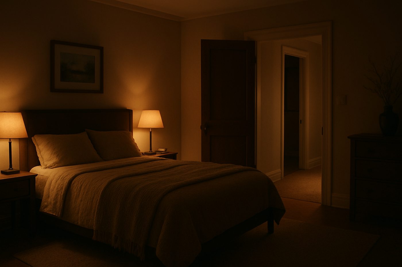 The Hat Man Stands in the Doorway