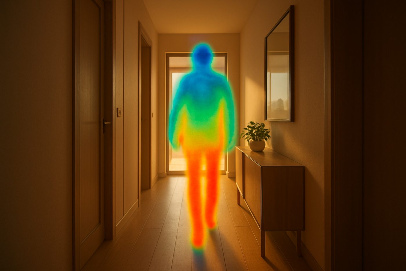 Haunted flat thermal anomaly