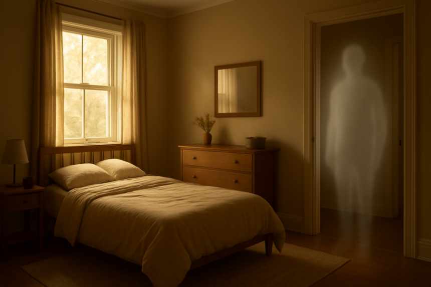 Haunted spare room presence