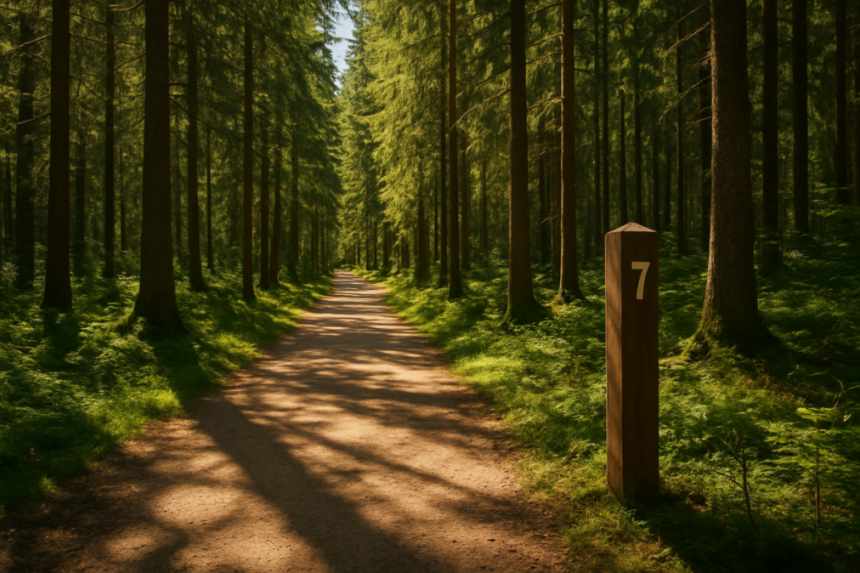 Pine Ridge trail post 7
