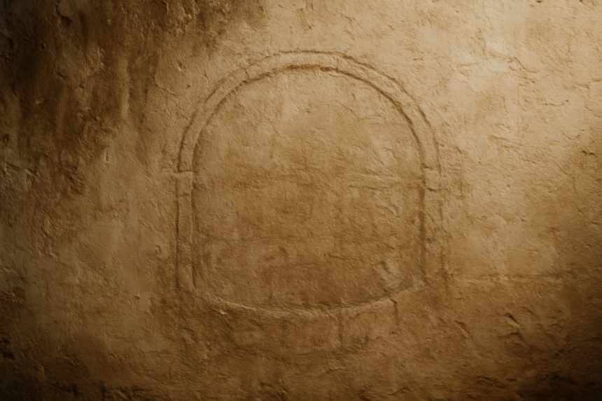damp wall over old well