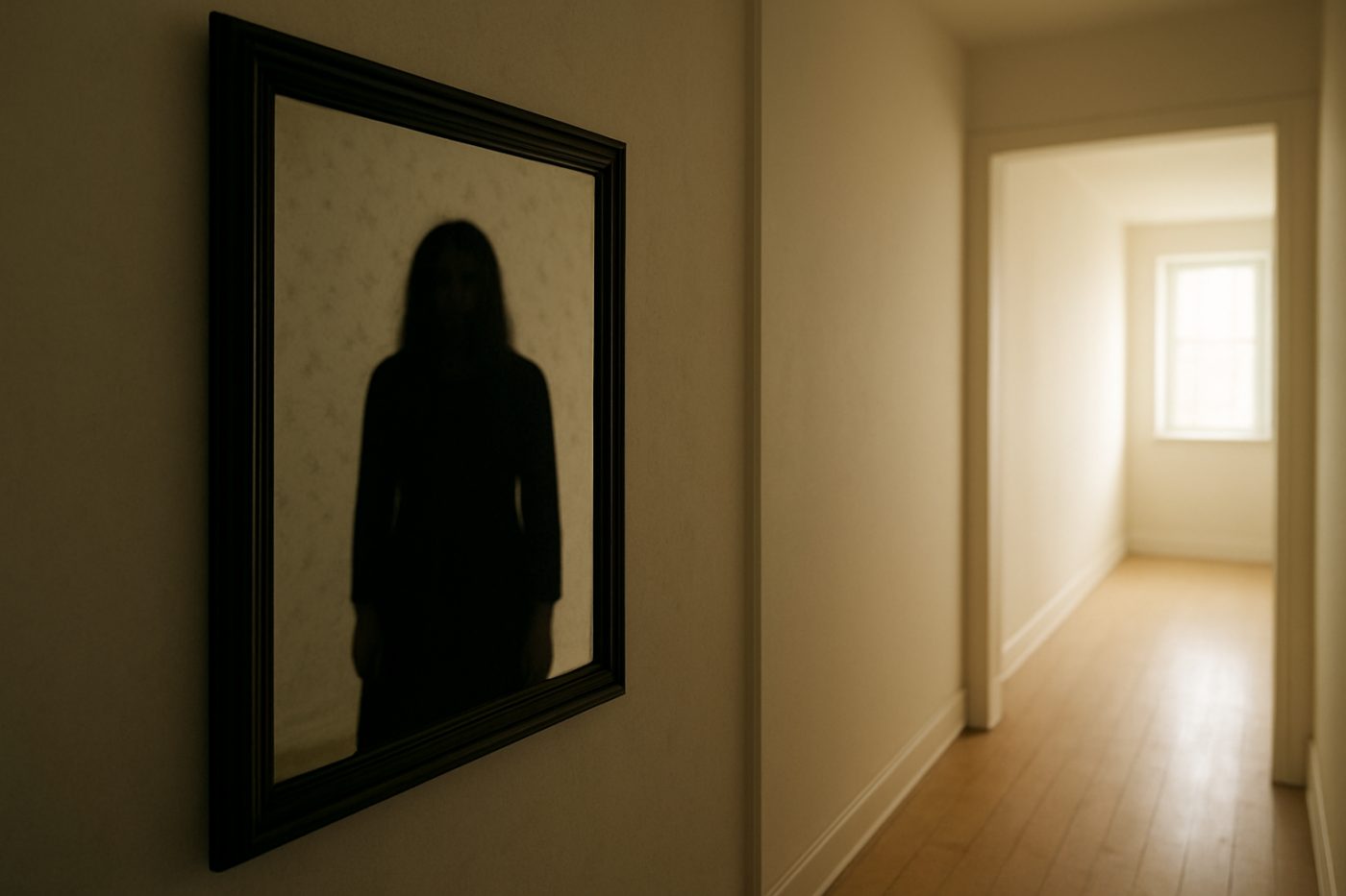 plain real hallway empty