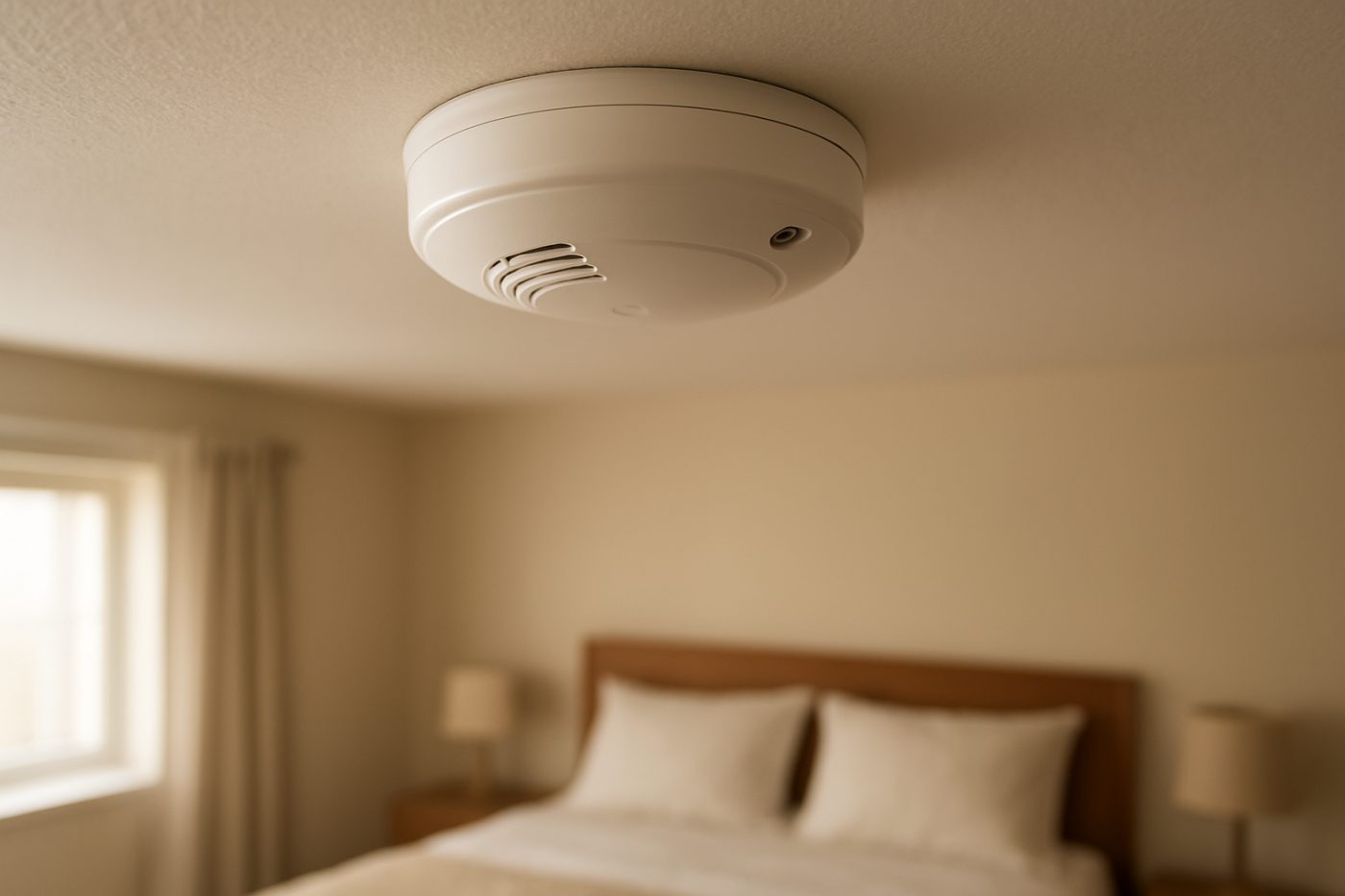 smoke detector with hidden camera