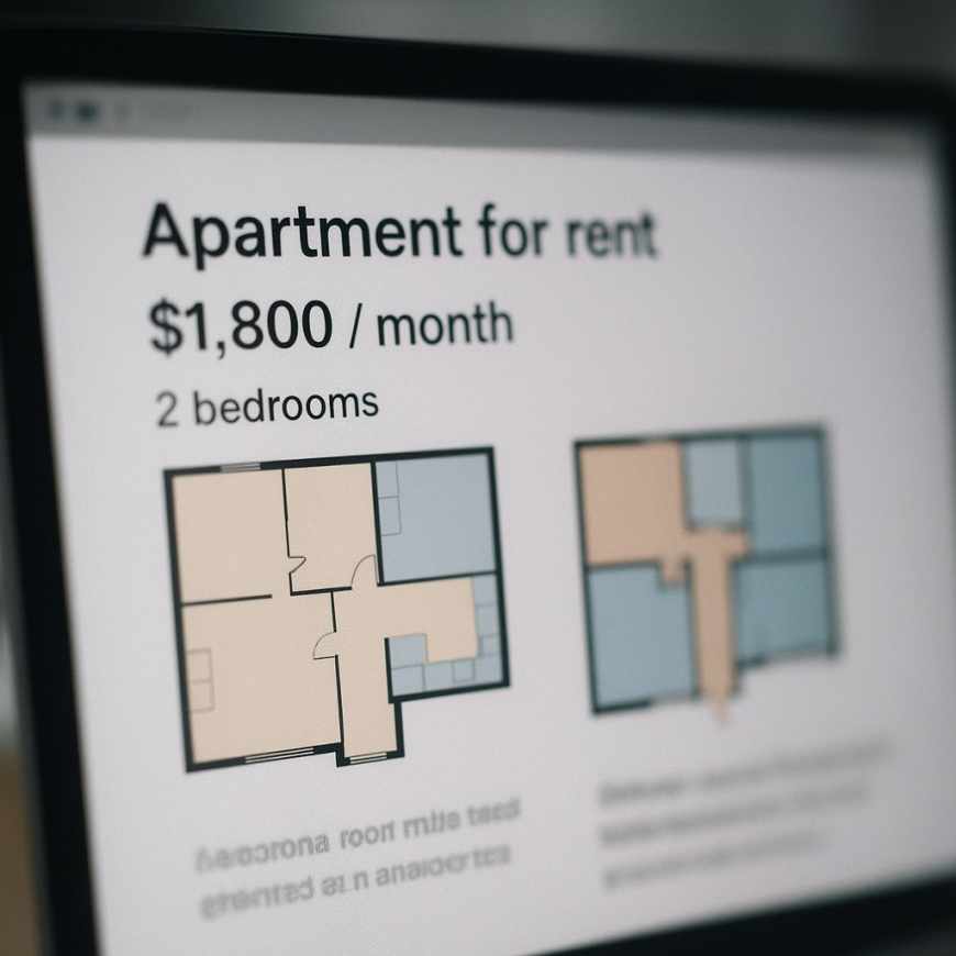 Rental floor plan mismatch