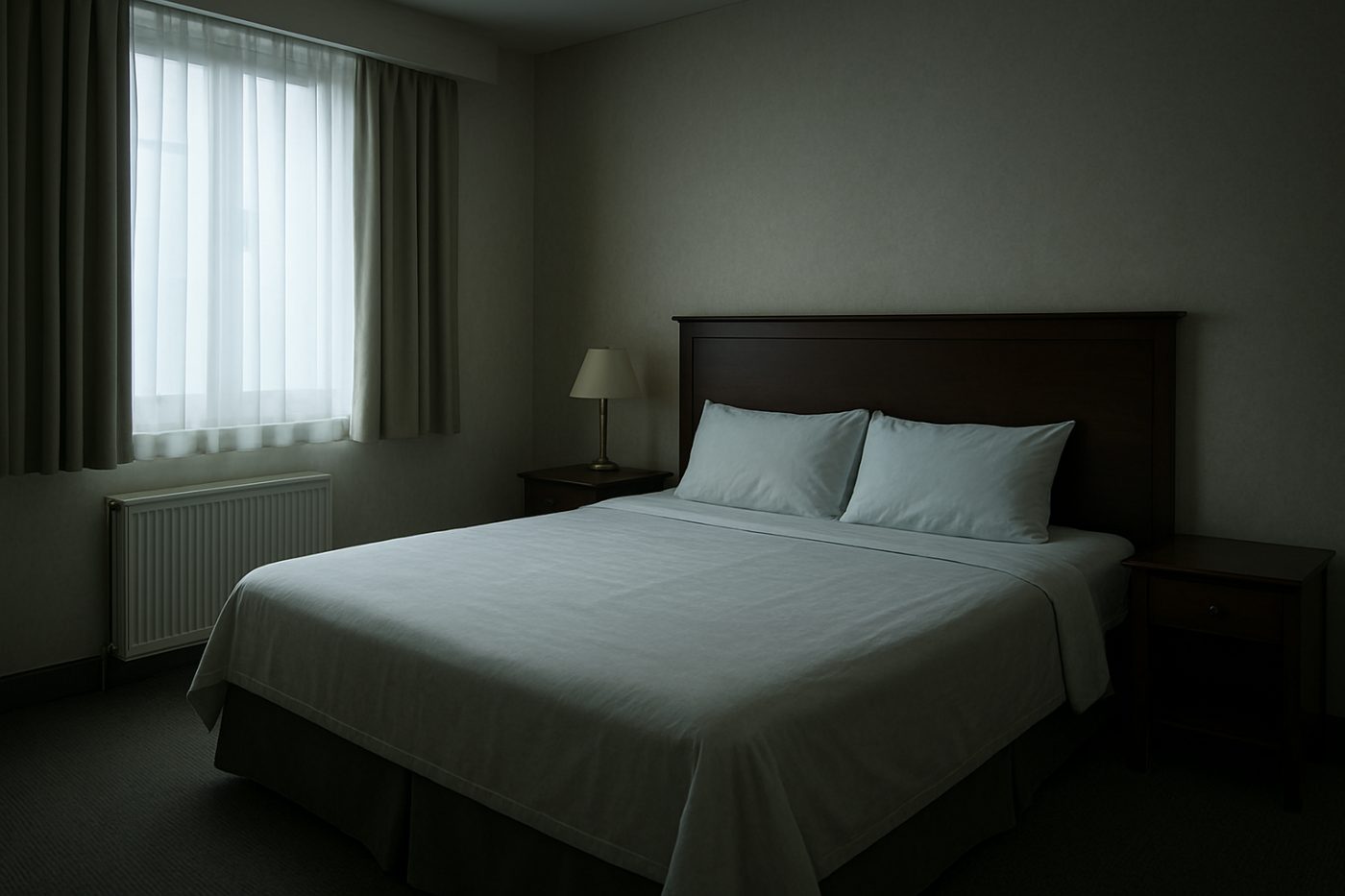 empty hotel room interior