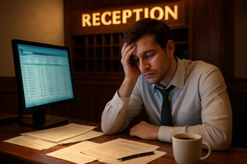 night auditor at hotel desk