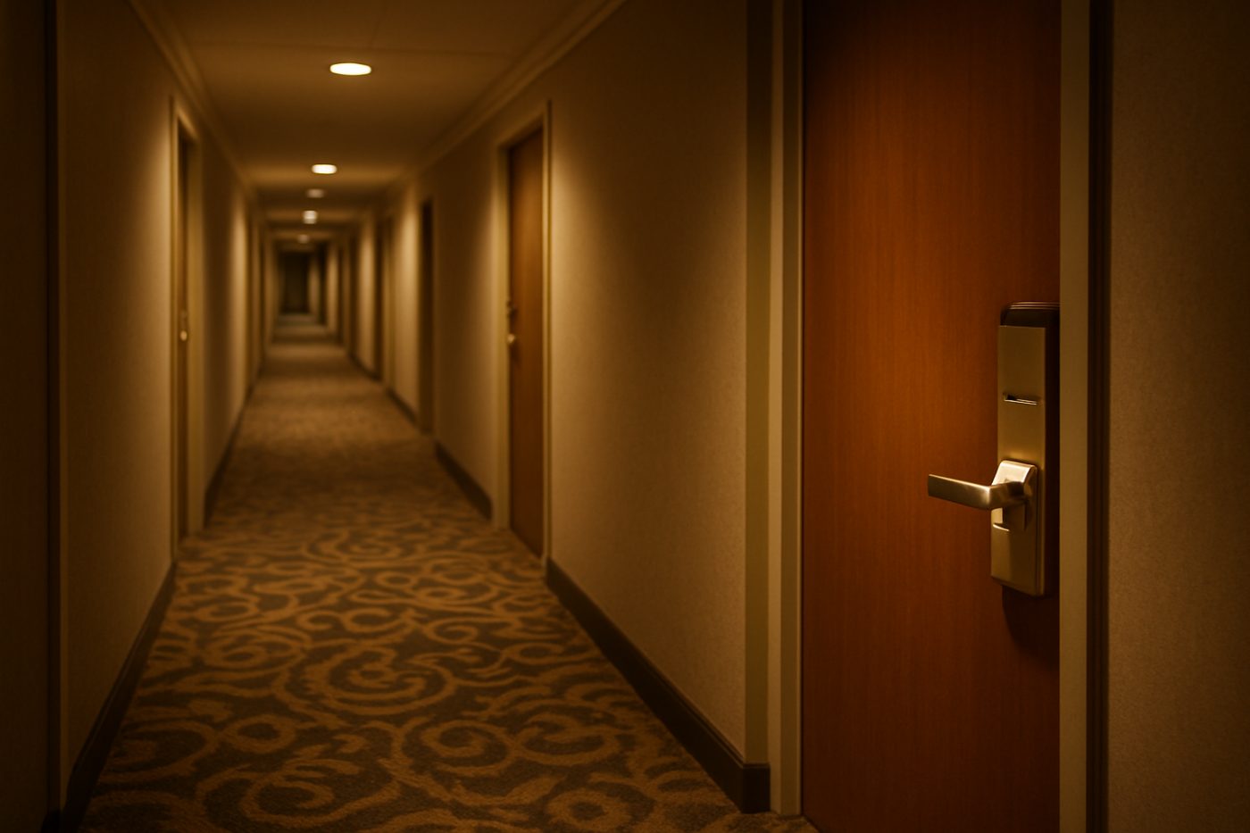 The Hotel Room That Was Already Occupied