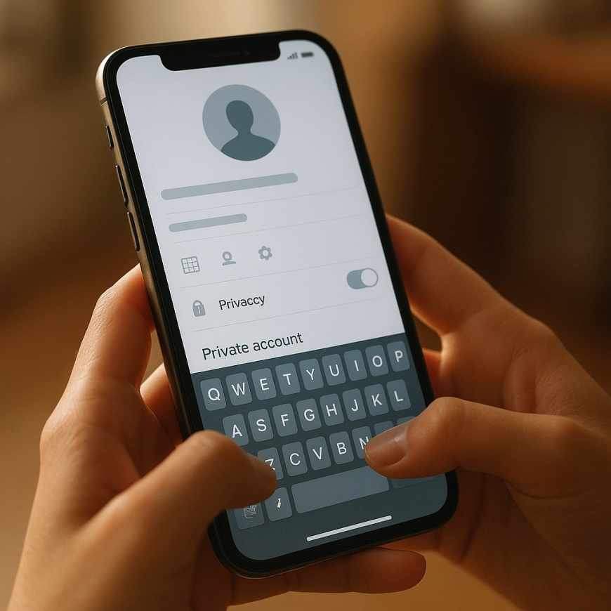 tightening social media privacy settings