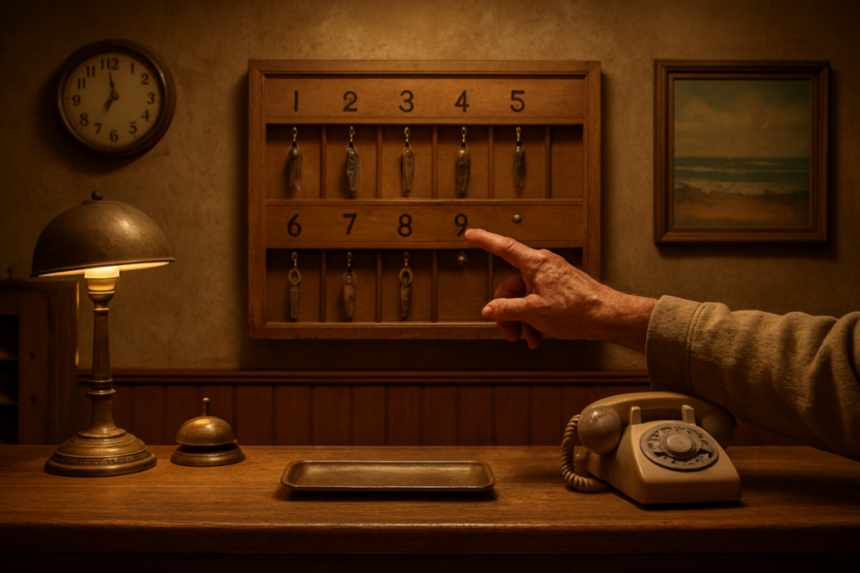 motel front desk missing key 6