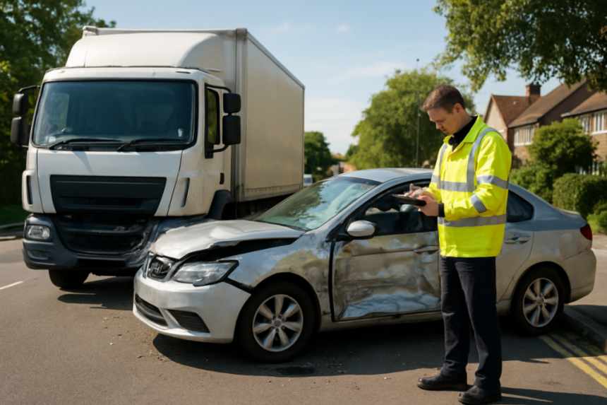 daylight lorry side impact