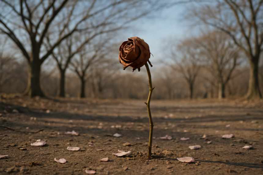 The Garden Bloomed on the Day We Buried Her