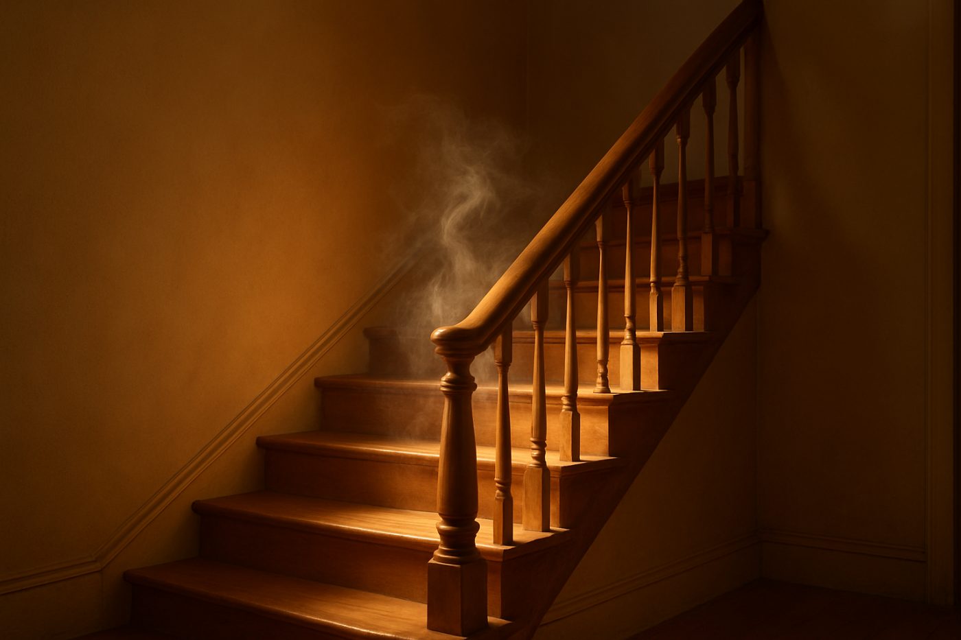 haunted staircase whispering