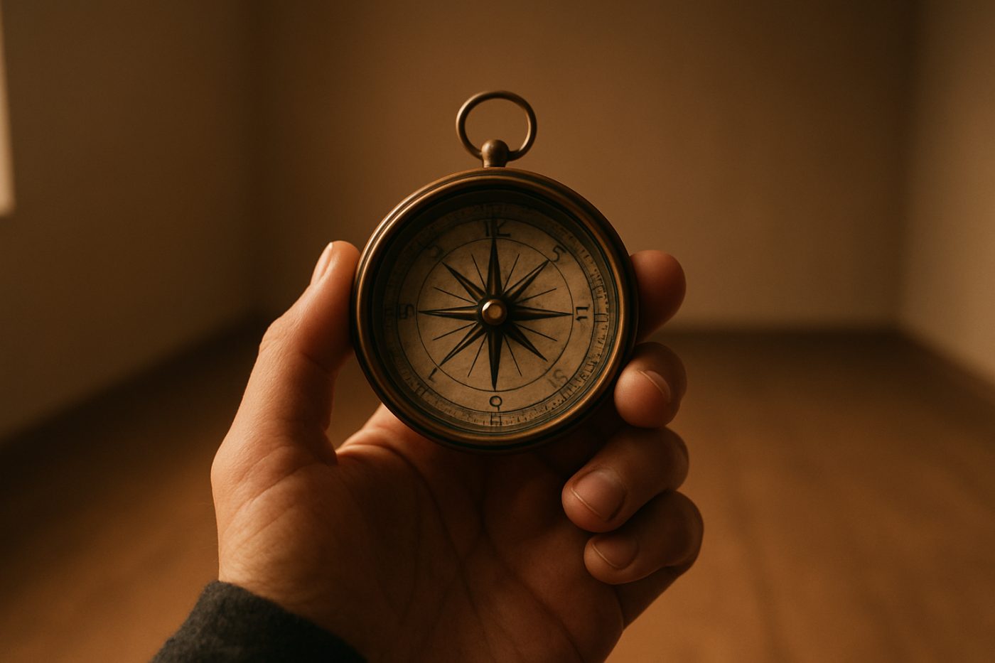 Compass needle fixed point