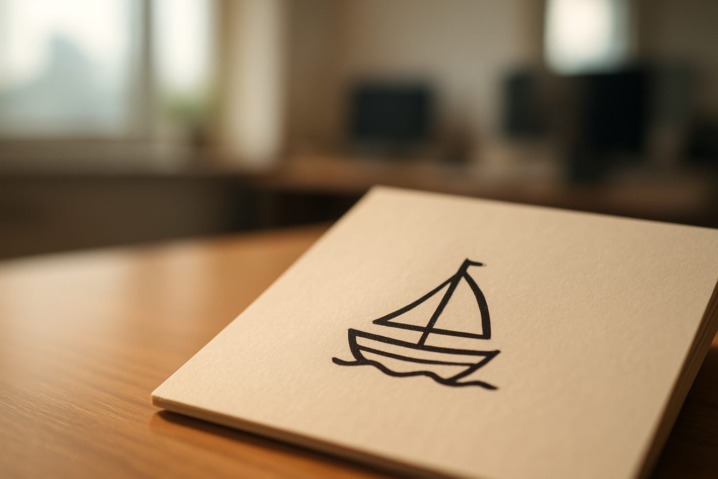 Boat doodle detail inverted
