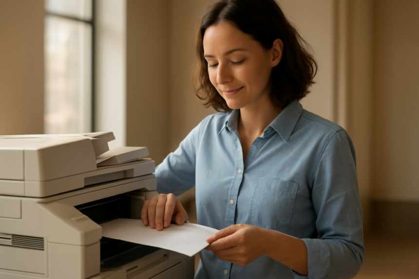 Peaceful copier jam clearing