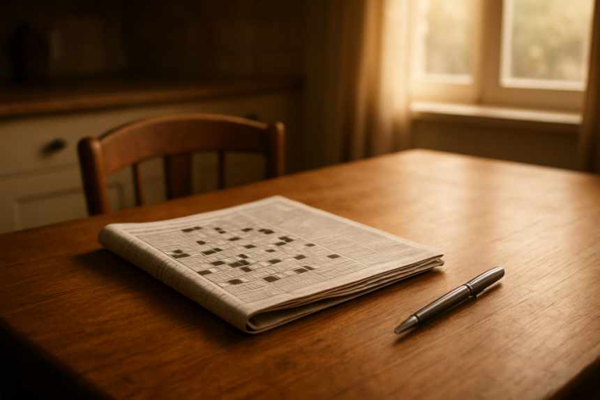He Finished the Crossword After He Died