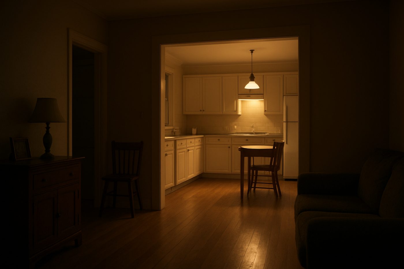 Empty house atmosphere