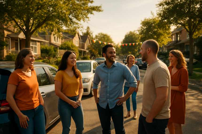 Neighborhood street party