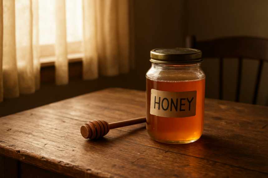 mysterious honey jar kitchen