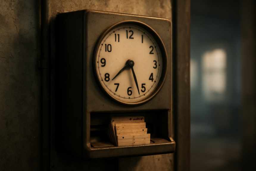Clock punch break detail