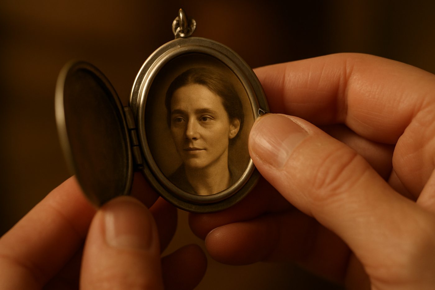 The Locket Holds a Photo That Ages