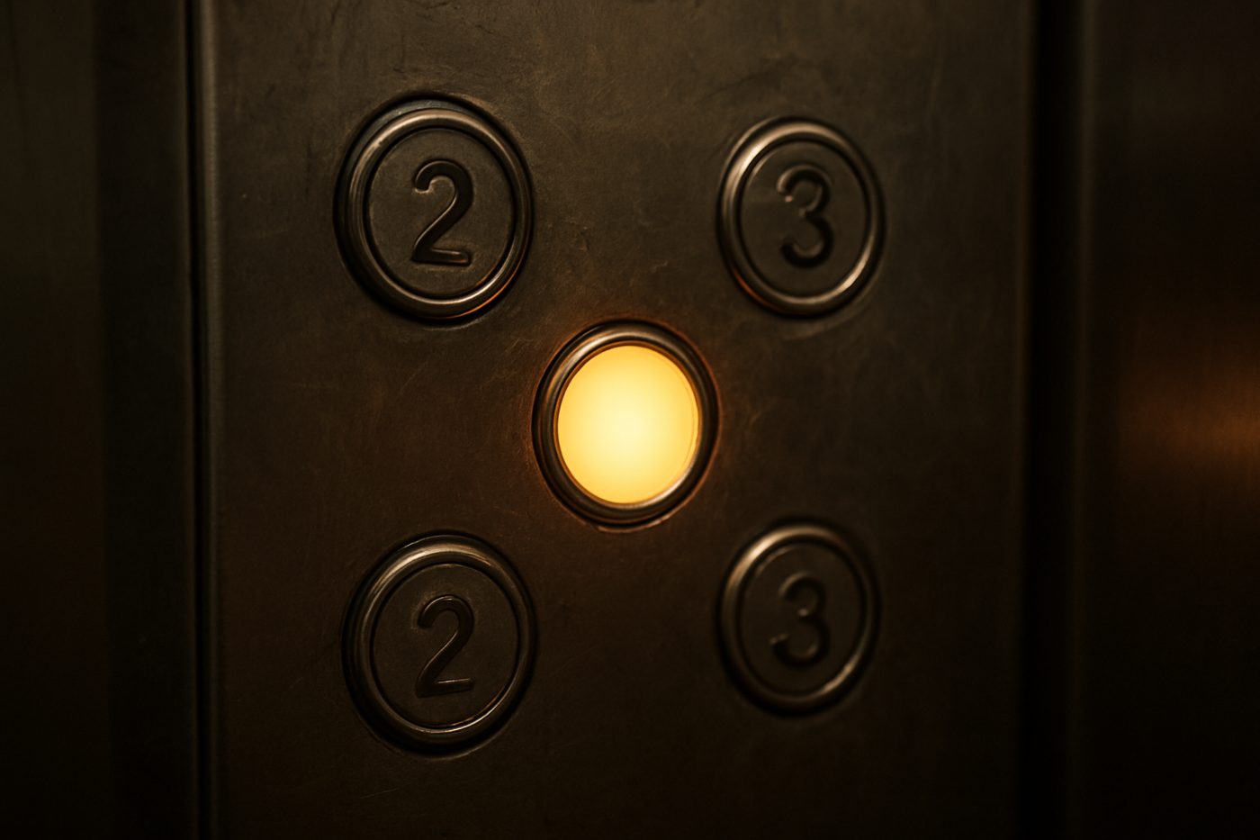 The Lift Button for a Floor That Wasn't Numbered