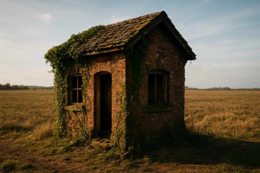 abandoned crossing keeper’s hut
