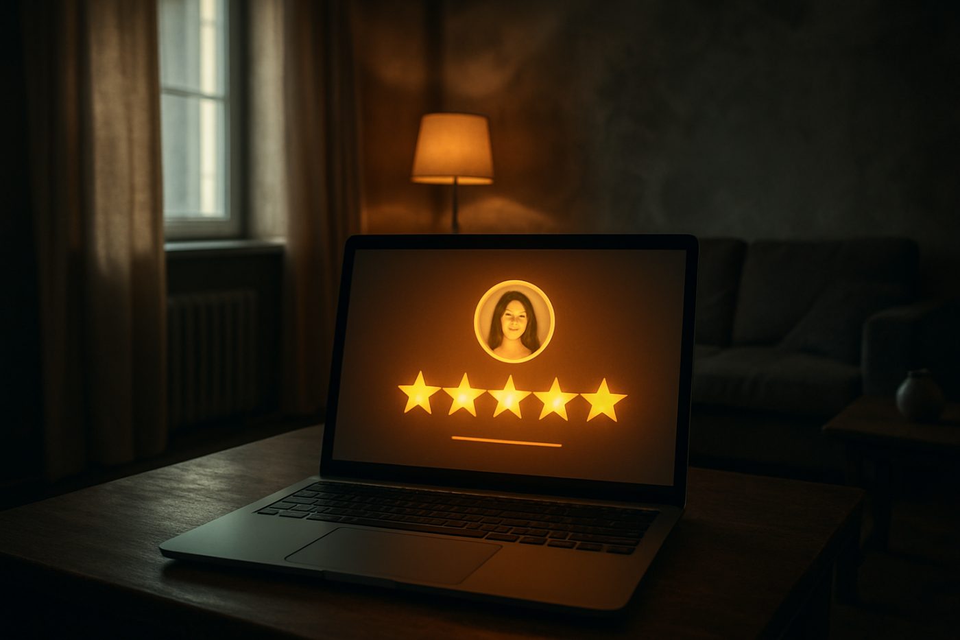 Fake verified guest review