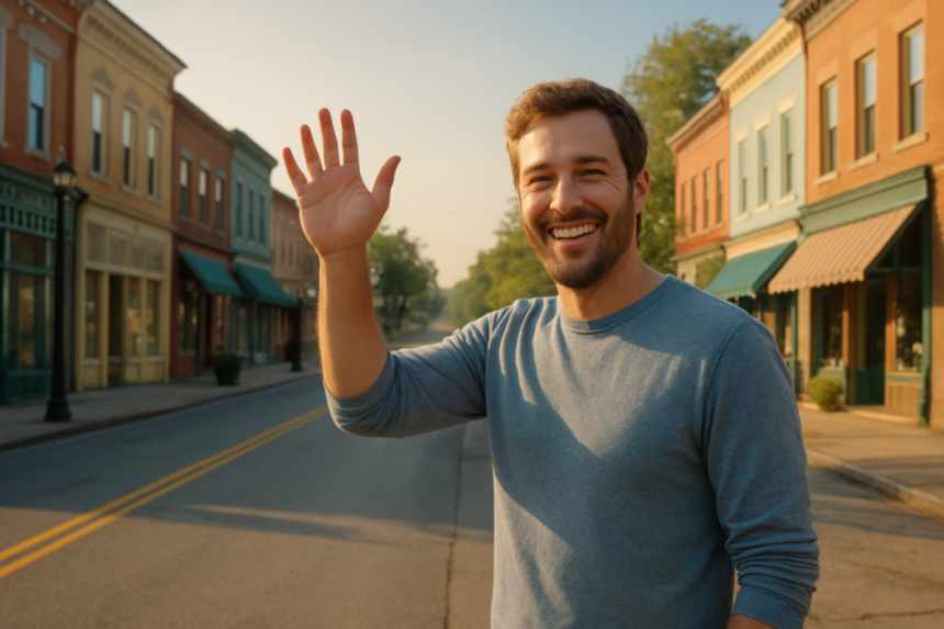 I Waved Back at a Stranger for a Full Block