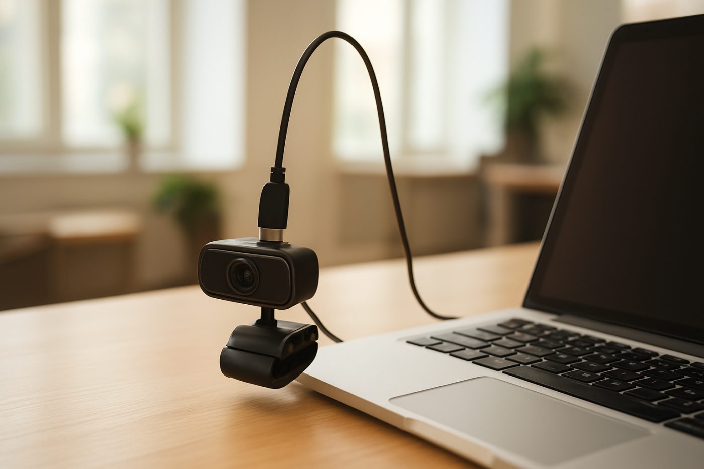 Unplugged webcam precaution