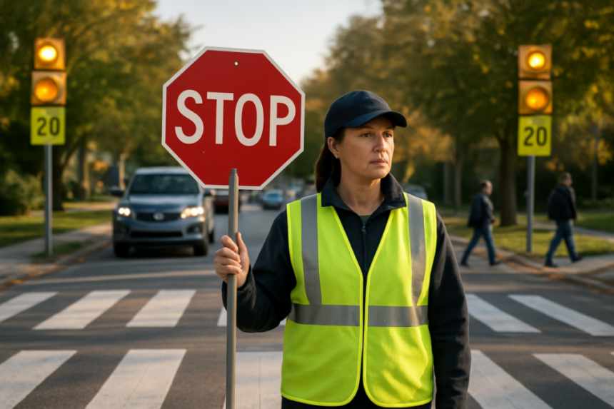 school zone crossing guard