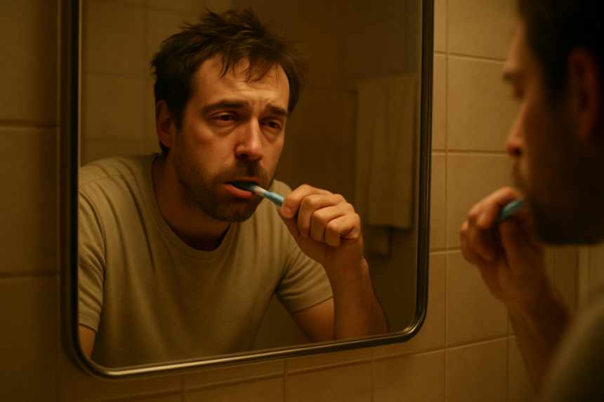 delayed mirror reflection