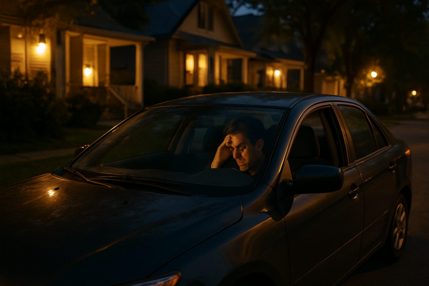 Shaken driver at home