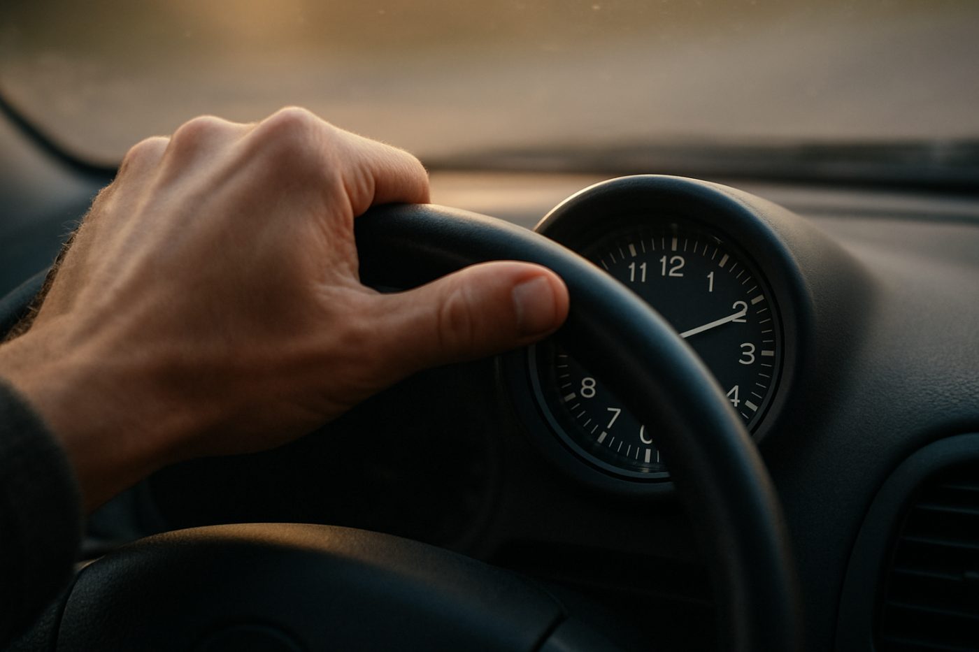 Dashboard clock frozen time