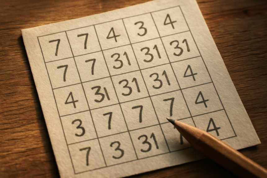 lottery tickets with numbers