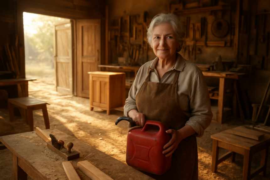 woodworking workshop interior
