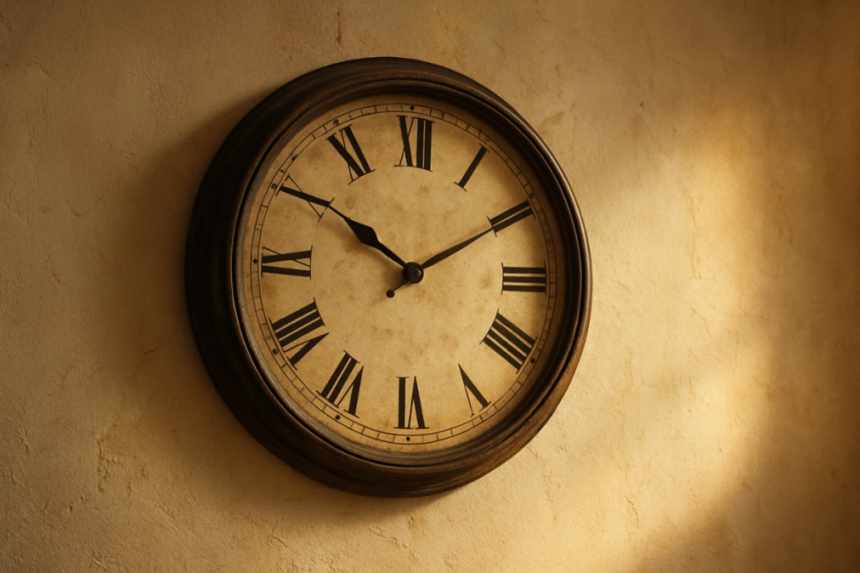 Broken clock stuck at 4:20