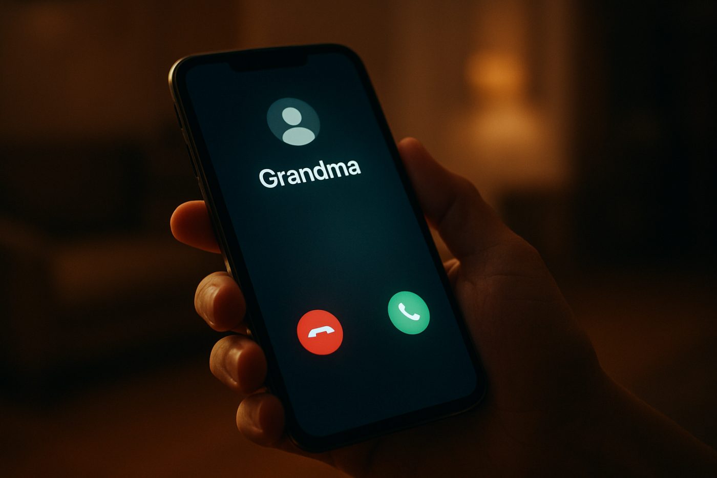 Phone call from grandmother