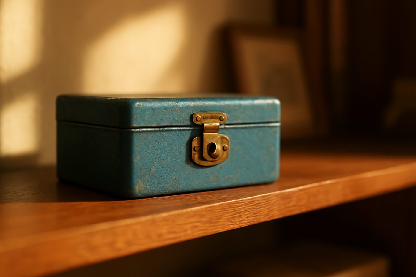 Locked blue box mystery