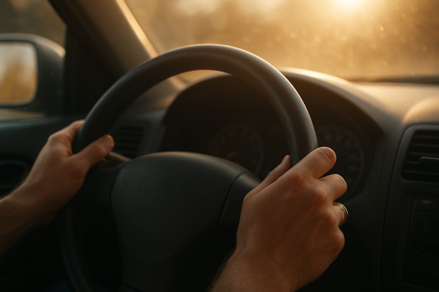 driving with old ring