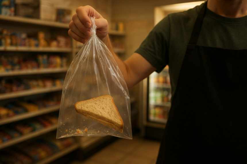 Half-empty bagged purchase