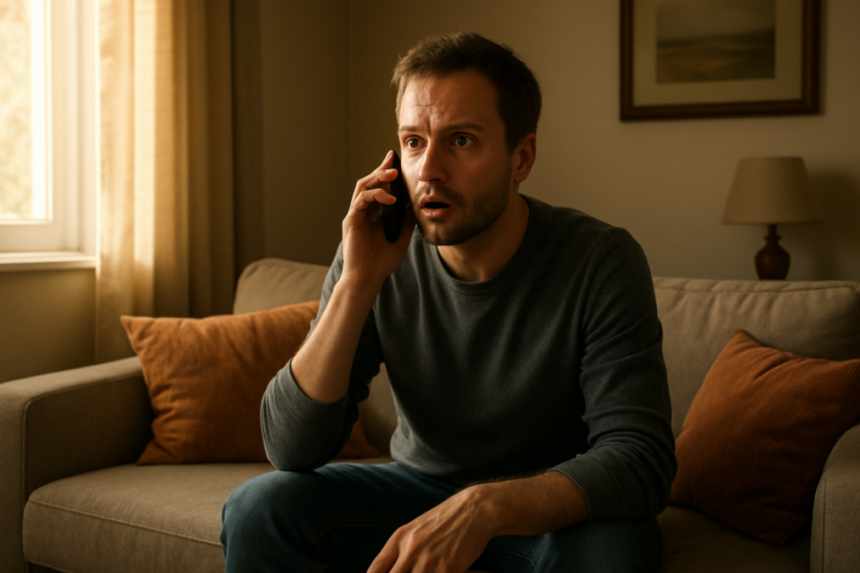 eerie phone call moment
