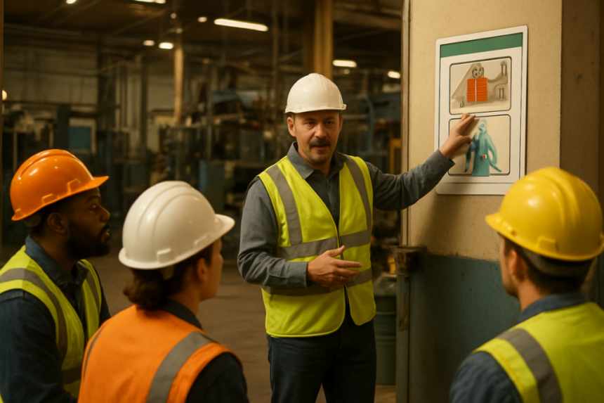 safety meeting after work accident