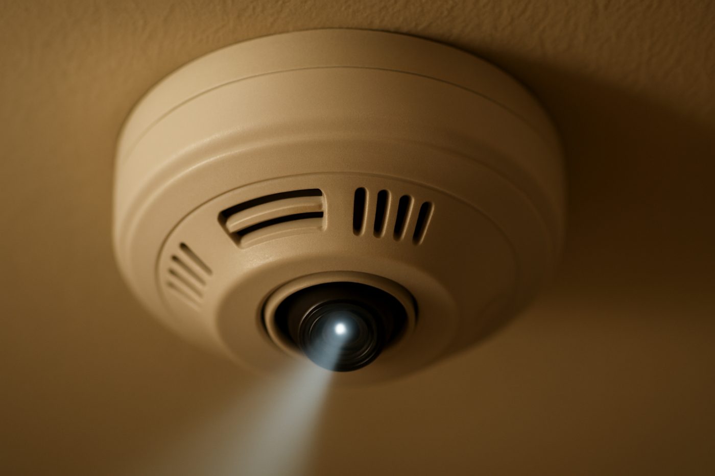hidden camera lens in detector