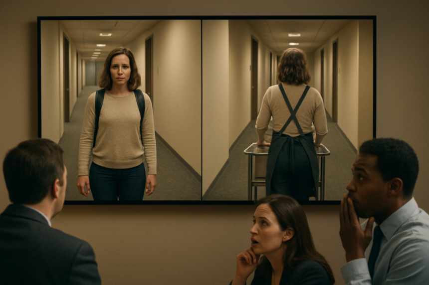 security footage shows doppelganger
