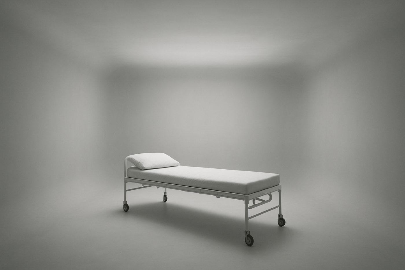 Cornerless grey alien dream room
