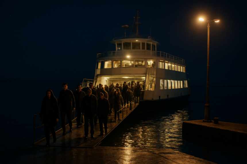 The Ferry Was Twenty Minutes Late And Nobody On Board Agrees Why